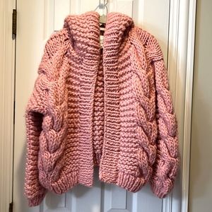 Mr. Mittens Pink Cardigan